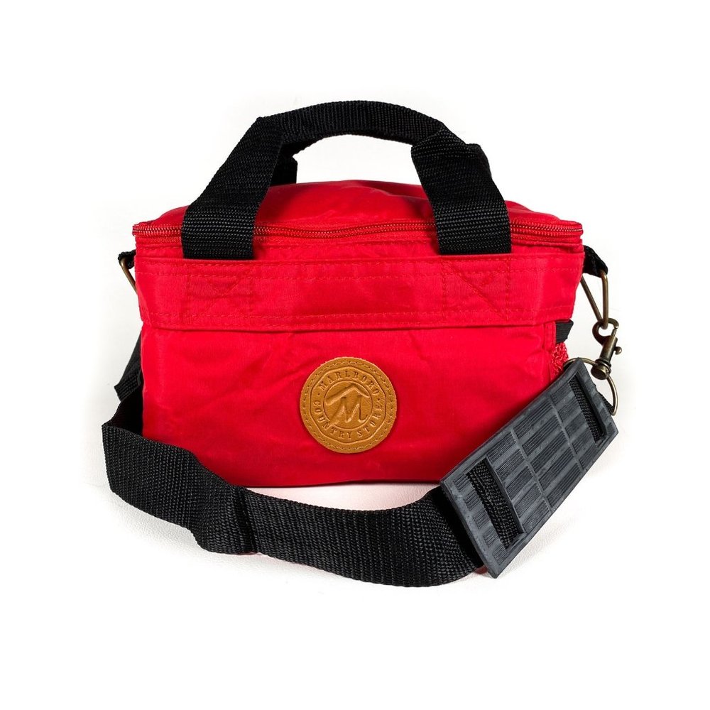 Vintage 90's Marlboro Red Beer Cooler Insulated Travel Lunchbox Bag
